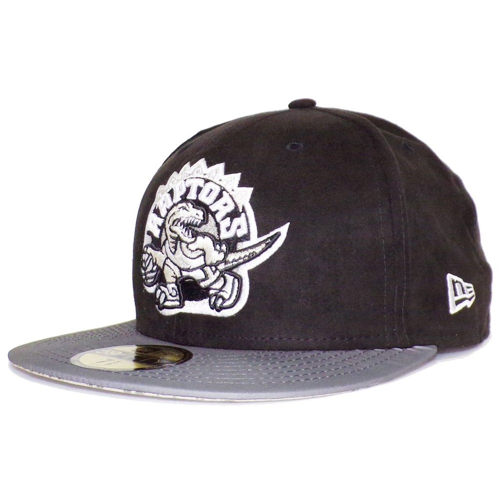 New Era Toronto Raptors Suede Fitted Hat 7 5/8